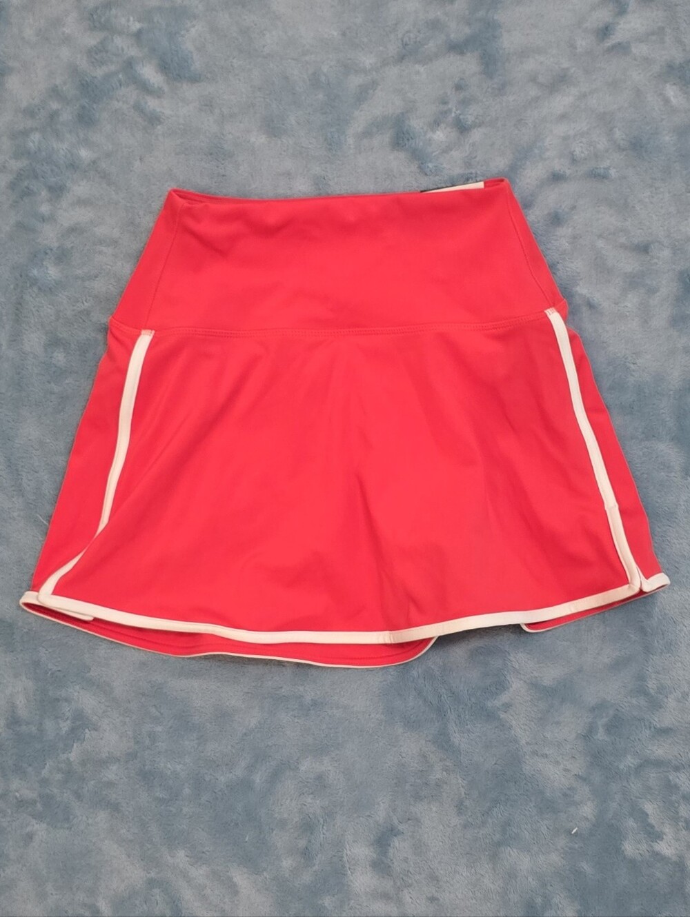 Women's Pink Athletic Skirt with White Trim